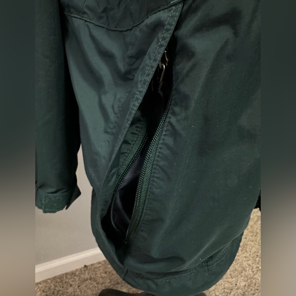 🧥 Vintage Patagonia Long Sleeve Hooded Rain Coat - Men's Size Large, Black 🌧️ - Picture 7 of 13